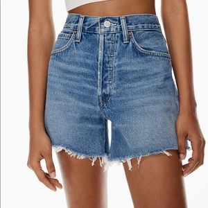 agolde parker long shorts